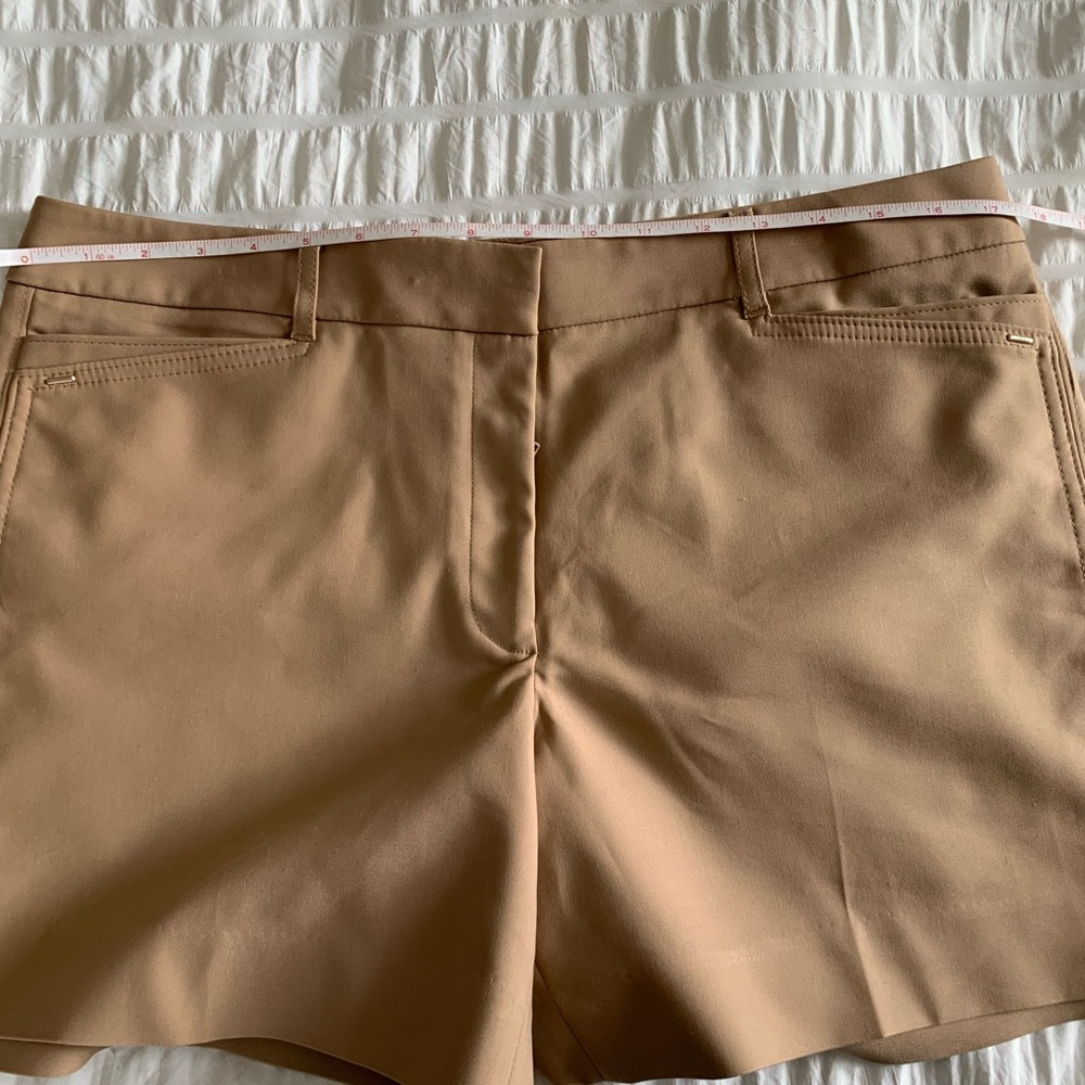 White House Black Market Tan Tailored Shorts - Picture 10 of 16